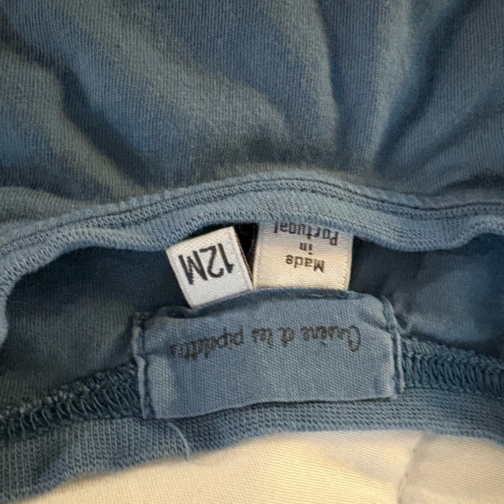 Blue "I'm a Bad Boy" Graphic Tee 12 M - Picture 2 of 3
